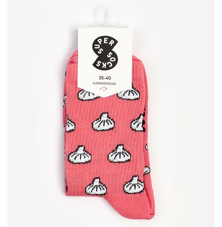 Носки SUPER SOCKS Хинкали (размер 35-40) изображение 2