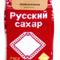 Носки Сахар (размер 34-39), белые, BOOOMERANGS