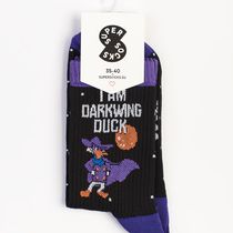 Носки SUPER SOCKS Черный Плащ - Darkwing Duck (размер 35-40)