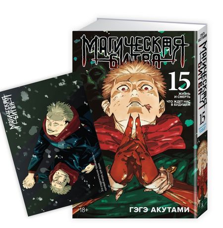 Магическая битва. Книга 15 + Открытка «Итадори и Сукуна» (комплект) изображение 9
