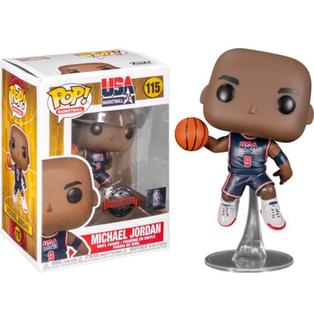 Фигурка Funko POP! Майкл Джордан Special Edition (Michael Jordan - NBA 1992 Dream Team USA) изображение 2