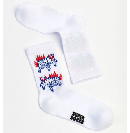 Носки SUPER SOCKS Огненные тигры (размер 35-40)
