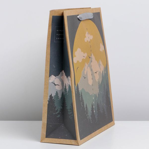 Пакет Покоряй новые вершины 26 х 30 х 9 см изображение 2