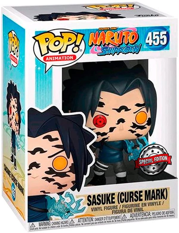 Фигурка Funko POP! Наруто - Саске с проклятой печатью Эксклюзив (Naruto - Sasuke Curse Mark) Exc изображение 3