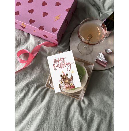 Открытка Звери - Happy Birthday изображение 2