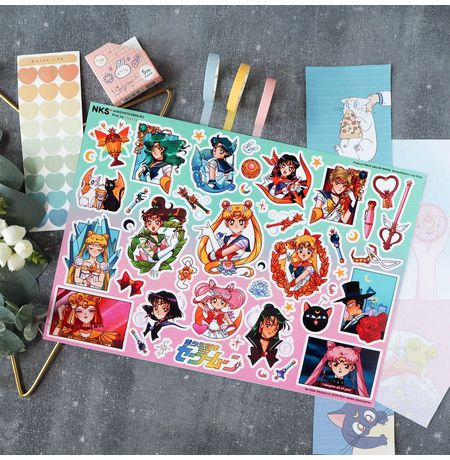 Наклейки Сейлор Мун Мемы (Sailor Moon), стикеры NKS Q-Pack