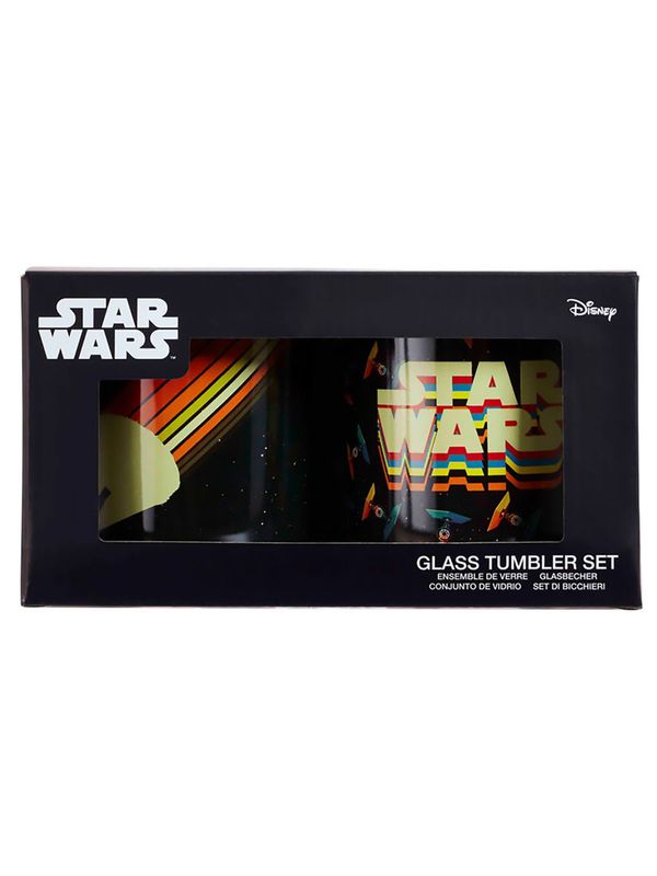 Набор бокалов стеклянных Funko Star Wars Retro 2шт изображение 2