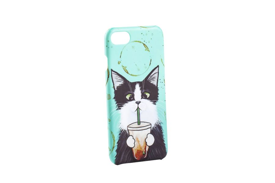 Чехол для iPhone 7/8 Котик пьет