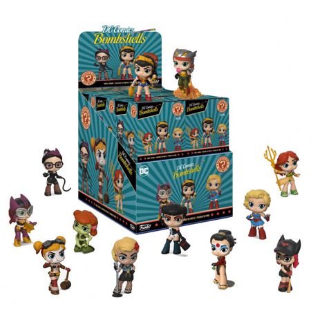 Случайная фигурка Bombshells Эксклюзив (DC Comics Exclusive) Mystery Minis Funko 6 cm