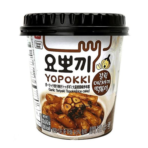Рисовые клецки Topokki в соусе терияки с чесноком, 120 г