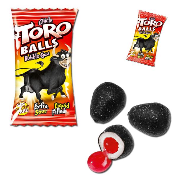 Жевательная резинка Яйцо Быка El Toro (клубничный вкус)