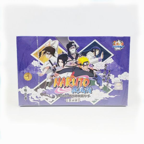 Коллекционные карточки Наруто Категория А Серия 4 5 штук в бустере (Naruto)
