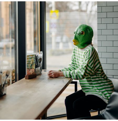 Маска Зеленая рыба изображение 3