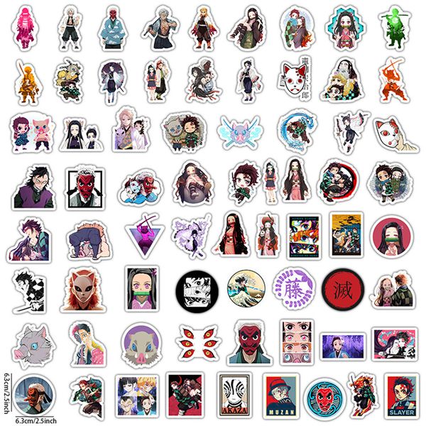 Стикеры Клинок рассекающий демонов (Demon Slayer) 50 шт изображение 3