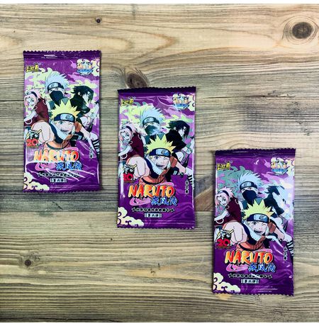 Коллекционные карточки Наруто Тир 2 Серия 6 (Naruto) Набор из 3 бустеров изображение 2