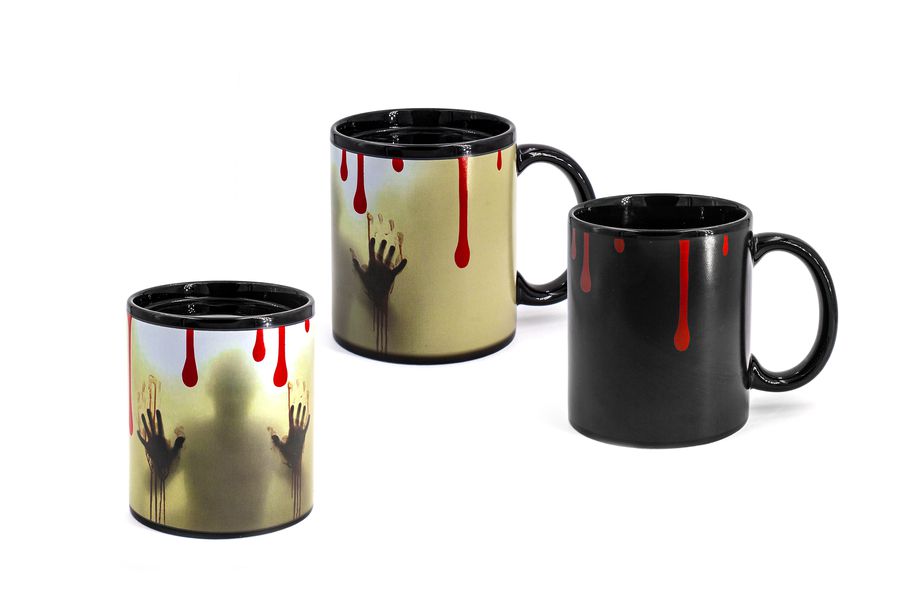 Кружка-хамелеон Ghost реагирующая на тепло (УЦЕНКА)