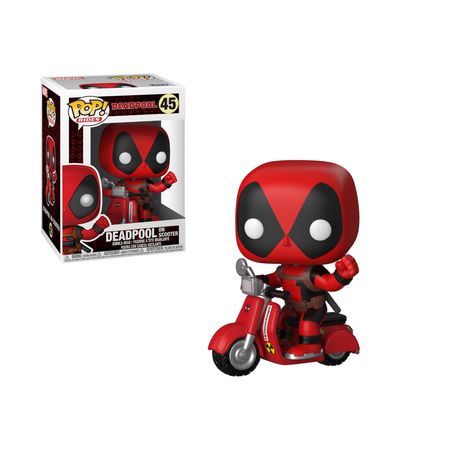 Фигурка-башкотряс Funko POP! Дэдпул на скутере (Deadpool on Scooter)