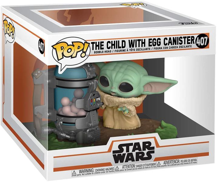 Фигурка Funko POP! Малыш Йода с икрой - Мандалорец (Star Wars - Baby Yoda with canister) изображение 2