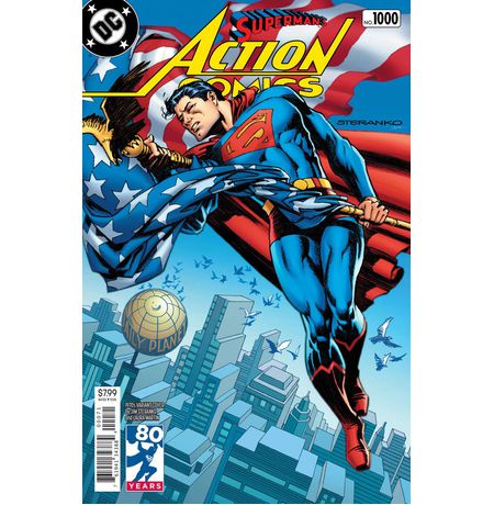 Action Comics #1000 1970's by Jim Steranko and Laura Palmer комикс