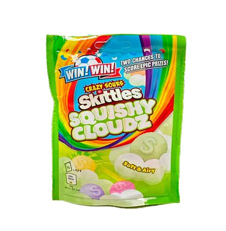 Skittles Cloud Pouch Sours - Кислые (драже - суфле) 94 г