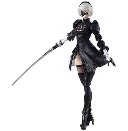 Фигурка NieR Automata 2B & Machine Lifeform Type B Square Enix 15 см изображение 3