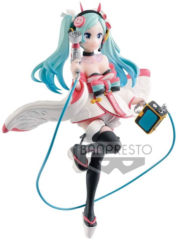 Фигурка Хатсуне Мику в кимоно (Hatsune Miku Espresto Racing Miku 2020) 20 см изображение 3