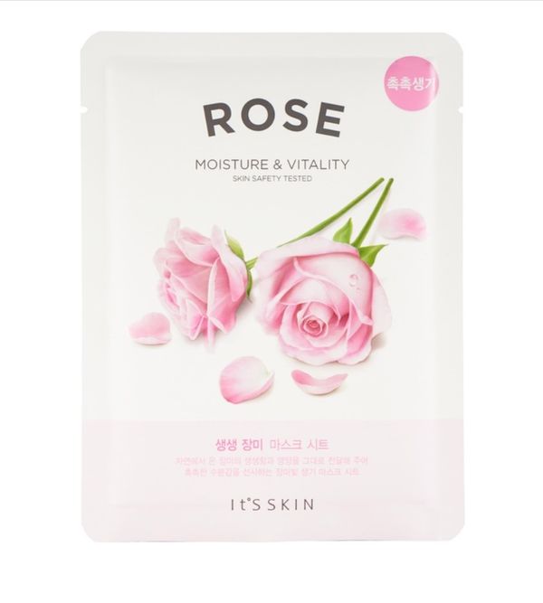 Маска для лица The Fresh Rose Mask Sheet, тканевая
