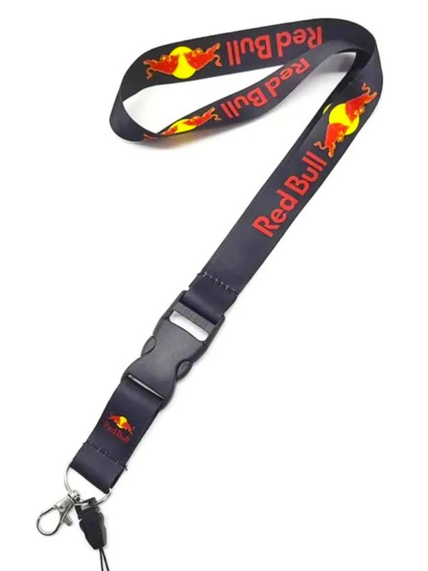 Шнурок для ключей Red Bull Racing, тканевый 60х2.5 см изображение 2