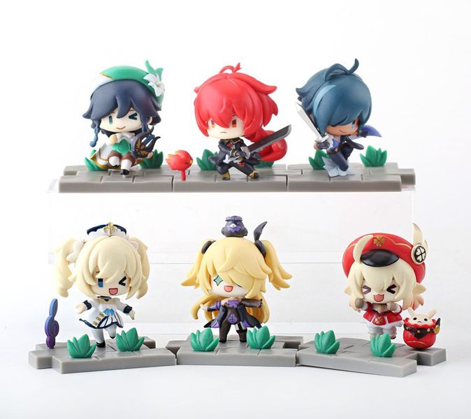 Фигурка мини Геншин Импакт в ассортименте (Genshin Impact) 6 см