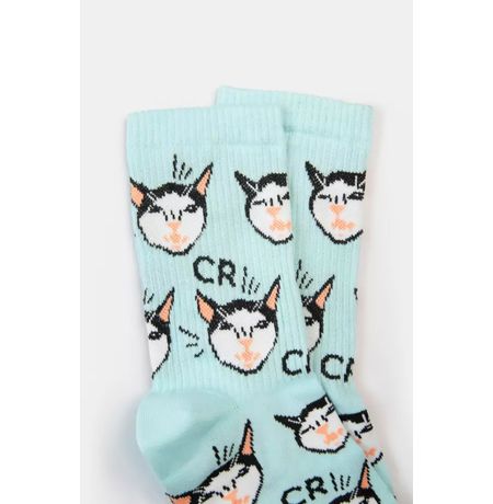 Носки SUPER SOCKS Мем кот Кхр-р-р (размер 35-40) изображение 3