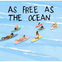 Открытка Серфинг - as the ocean