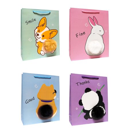 Пакет Звери с хвостами, в ассортименте