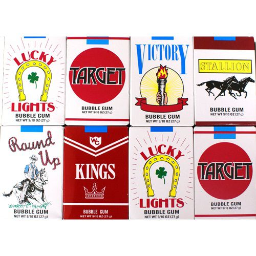 Жевательная резинка Cigarettes Bubble Gum в ассортименте