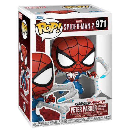 Фигурка Funko POP! Человек-Паук 2 - Питер Паркер (Spider-Man 2 - Peter Parker Advanced Suit 2.0)