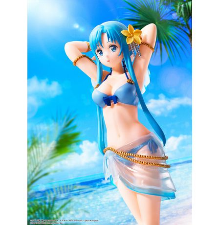 Фигурка Sword Art Online - Асуна (Asuna Espresto Figure Jewelry Materials Swimsuit) 23 см изображение 5