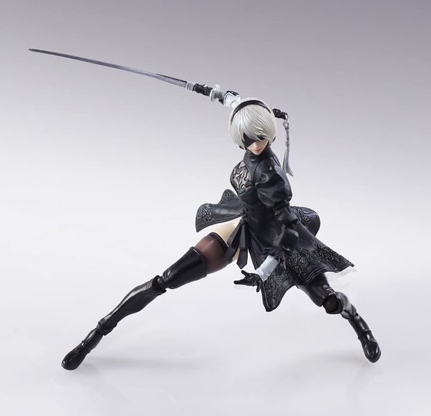 Фигурка NieR Automata 2B & Machine Lifeform Type B Square Enix 15 см изображение 7