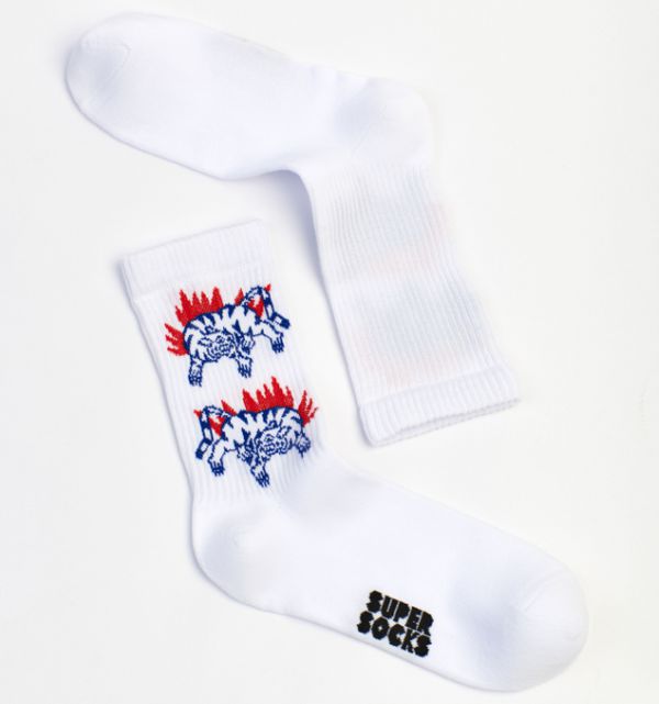 Носки SUPER SOCKS Огненные тигры (размер 40-45) изображение 2