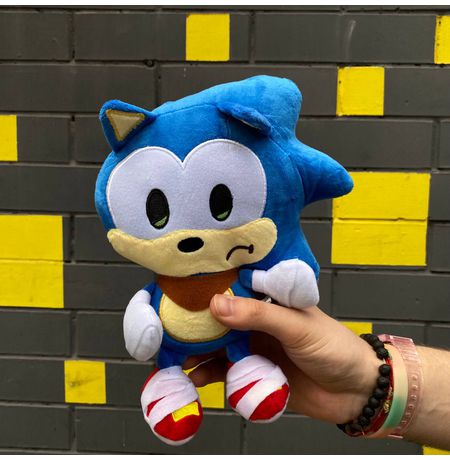 Мягкая игрушка Соник ухмыляется (Sonic the Hedgehog)