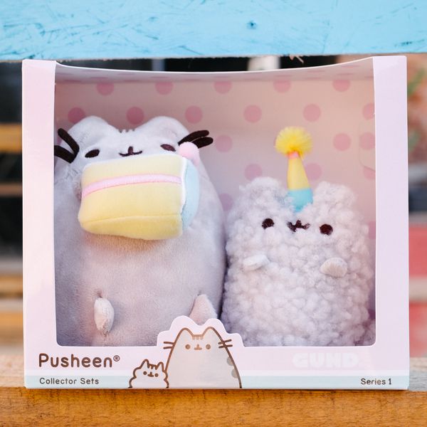 Мягкая игрушка Пушин и котенок Сторми -  набор с тортиком изображение 3