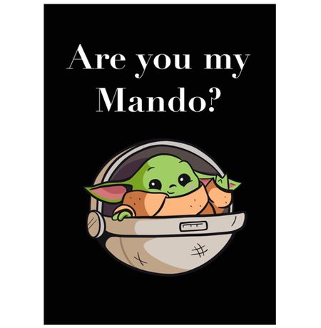 Открытка Star Wars Mandalorian - Малыш Йода Звездные Войны 10х15 Workshop Phoenix