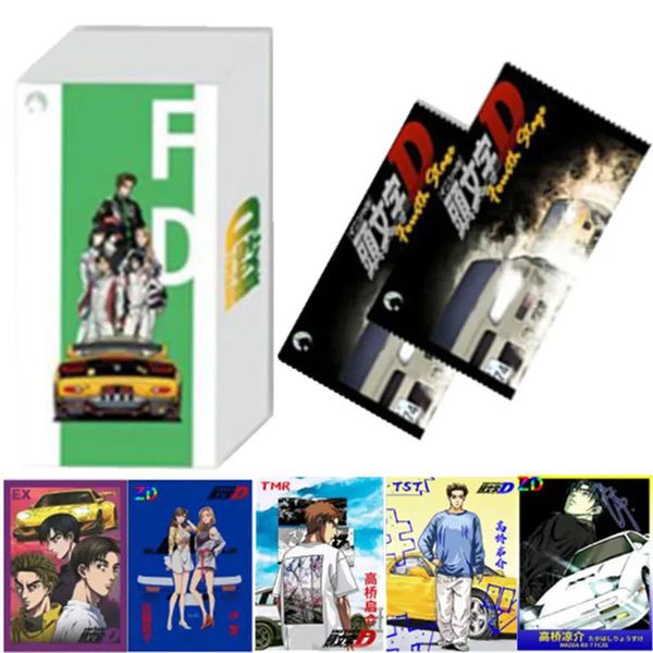 Коллекционные карточки Initial D Premium, 3 штуки в бустере