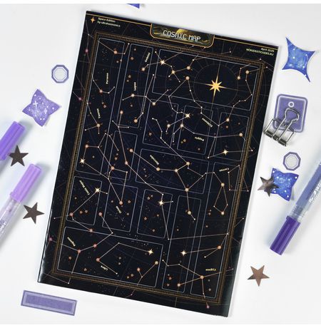 Наклейки Созвездия (Cosmic Map), стикеры NKS D-Pack