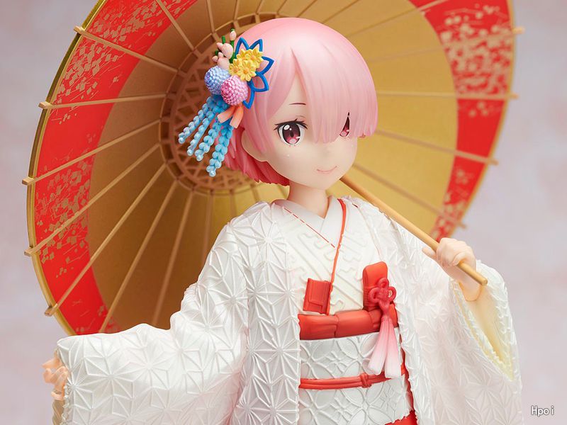 Фигурка Рам с зонтиком - Жизнь с нуля (Re:Zero - Ram) большая 26 см изображение 3