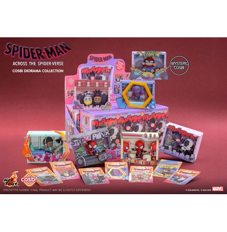 Случайная фигурка Hot Toys Cosbi - Spider-Man Across The Spider-Verse Diorama Series Лицензия 7-9 см