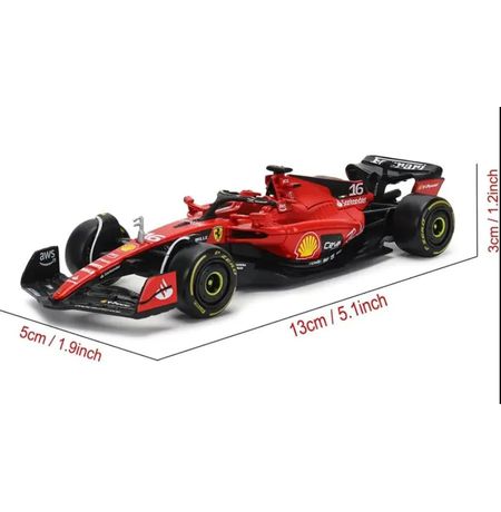 Коллекционная металлическая (Die Cast) модель Bburago Formula1 - Ferrari SF23 #16 Шарль Леклер, 1:43 изображение 3