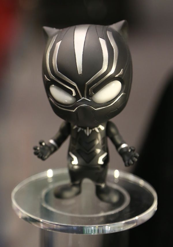 Фигурка-башкотряс Чёрная Пантера из Мстителей (Black Panther Cosbaby) изображение 2