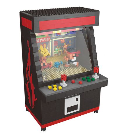 Конструктор аркадный автомат Street Fighter (с подсветкой) изображение 2