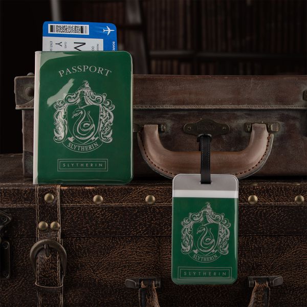 Дорожный набор Гарри Поттер - Слизерин (Записная книжка + Бирка для чемодана)
