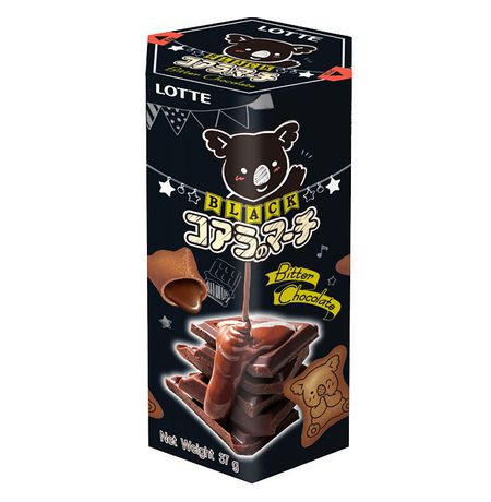 Печенье Koala's March с тёмным горьким шоколадом 37 гр