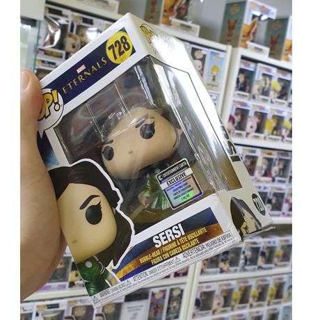 Фигурка Funko POP! Вечные - Серси Эксклюзив с коллекционной карточкой УЦЕНКА (Eternals - Sersi)